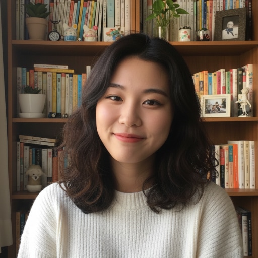전: 야외 배경의 실제 셀피 예시